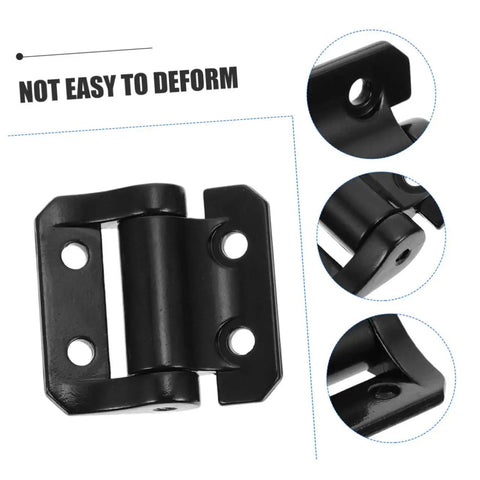 Ultra Smooth Soft Close Cabinet Door Hinge Uonlytech with Damping Zinc Alloy Metal Hinge 3 Nm Torque Thickened Large Black close-up view