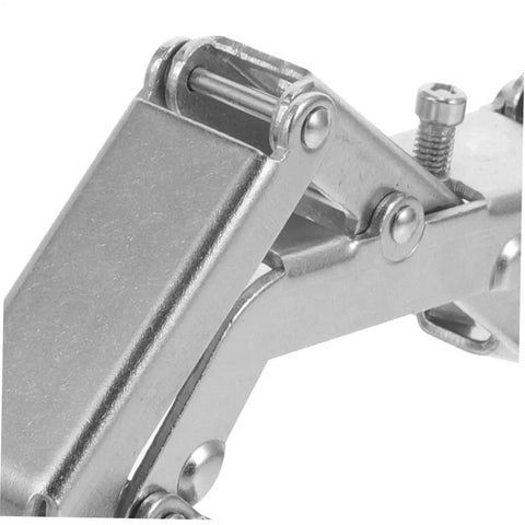 Close-up of Heavy Duty Concealed Door Hinge Set For Fire Doors And Hidden Cabinets 2 Pack, with cold rolled steel construction.