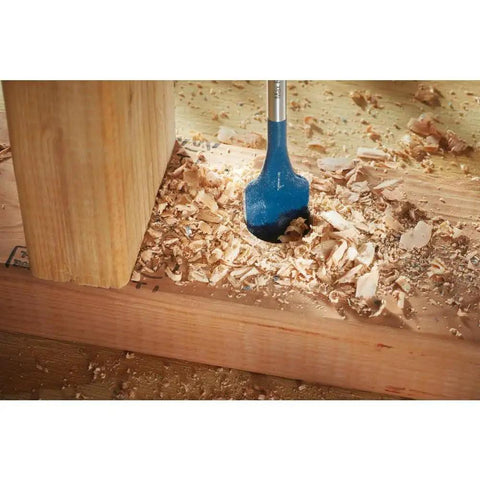 Daredevil Standard Spade Bit 1 Inch By 6 Inch For Quick Drilling And Clean Holes with Full Cone Threaded Tip in wood