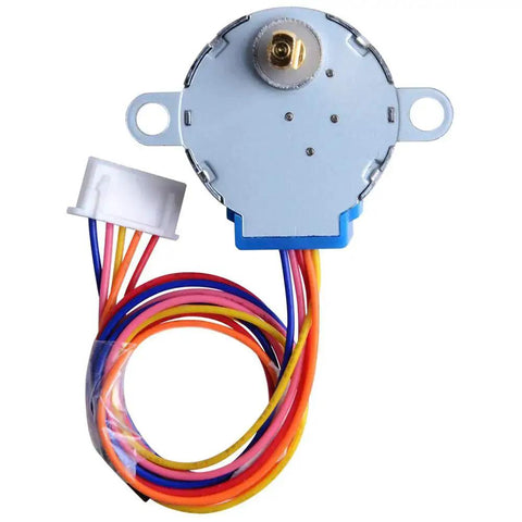 5 Pack Geared Stepper Motors 28BYJ-48 5V With ULN2003 Driver Board, colorful wires for Arduino robotics and DIY projects