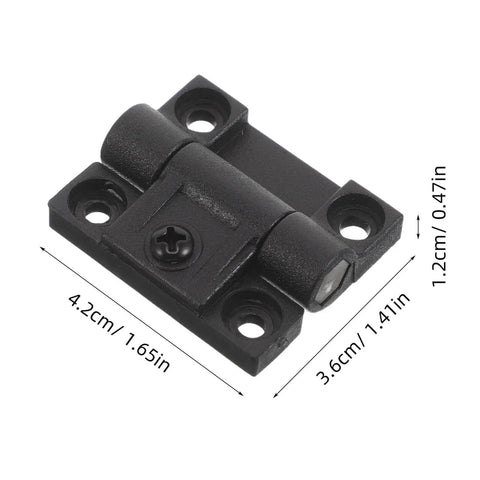 Space Saving 90 Degree Folding Cabinet Hinges With Torque And Position Control For Kitchen And Bathroom Cabinets Durable Plastic Ball Bearing 1 Pair WESIEVYA, black hinge with dimensions