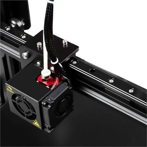 Top view of Rock Solid MGN15 C Miniature Linear Rail Slide Kit with 100mm to 400mm travel installed on a CNC machine.