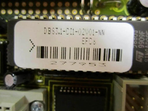 Single Slave Interface Circuit Board DBS03.1-FW FWC-DBS3.1-CI1-02VRS-NN close-up view with label and barcode visible