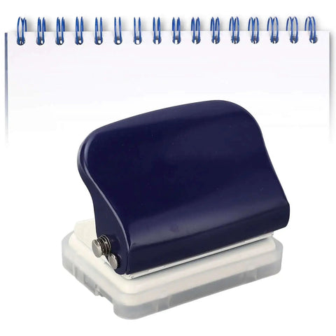 6 Hole Punch For Loose Leaf Paper A4 A5 B5 Size Handheld Metal Circle Puncher With Five Sheet Capacity Everyday Desk Tool