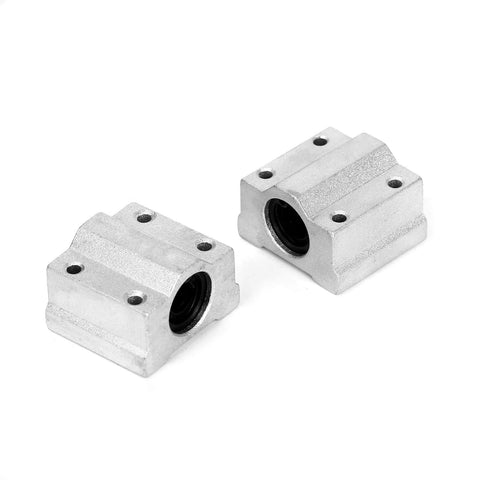 4 Pack SCS10UU Linear Motion Ball Bearing Slide Units Bushing 10mm Inner Diameter For CNC Machines And 3D Printers, Aluminum Housing