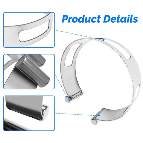 3 Inch Exhaust Tacking Band Clamp On For Welding And Fabrication Stainless Steel One Piece Universal Fit Corrosion Resistant