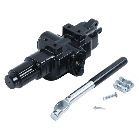 Hydraulic Directional Control Valve for NorTrac Log Splitters 4 Way 3 Position 20 GPM Model 2661419 with handle and hardware