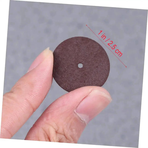 Close-up of a 1-inch cutting disc from the 36 Piece Heavy Duty Cutting Discs And Grinding Wheels Set For Metal, Wood, And Ceramics.