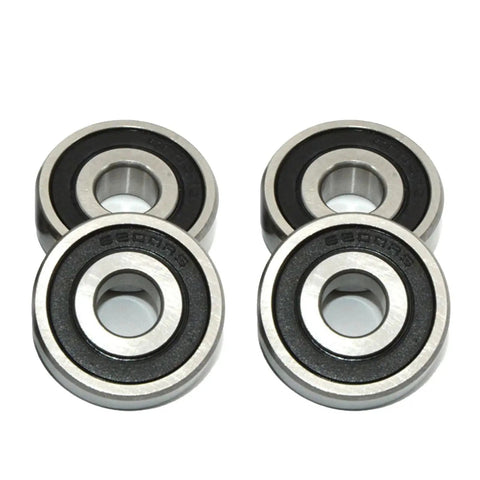 4 Pack Vacuum Cleaner Motor Bearing Set Miniature Sealed Deep Groove 71749-2RS and 1602-2RS, 6.35 x 17.463 x 6.28 mm size