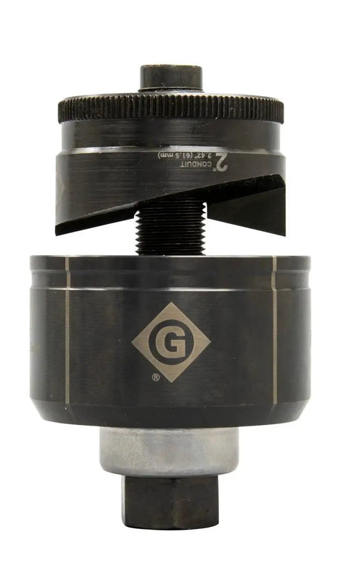 Slug Buster Knockout Set For Two Inch Conduit K2BB-2 Replacement For 7211BB-2 Includes Punch And Die With Knurled Grip