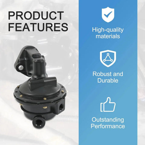 Mechanical Fuel Pump For Chevy V8s Direct Fit For 327 409 400 348 307 305 283 267 302 350 Engines One Inlet One Outlet