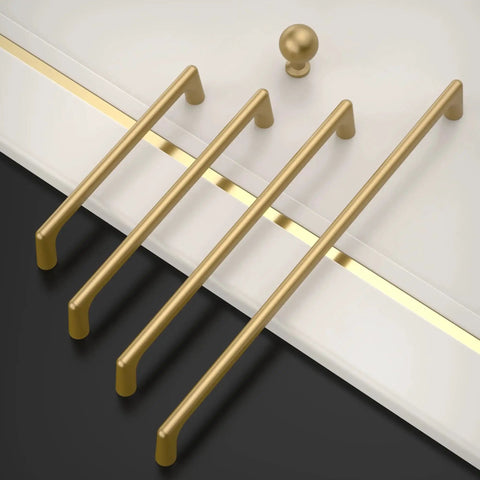 Champagne Bronze Cabinet Pulls 10 Pack 5 Inch Center To Center 128mm Kitchen Cabinet Handles Hardware For Cabinets in elegant layout.