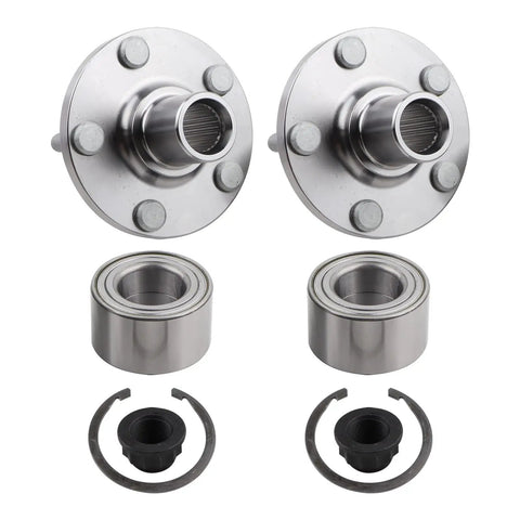 Front Wheel Hub Bearing Assembly For 2001 To 2005 Toyota RAV4 Direct Fit Replacement For Your Daily Ride 2.0L 4Cyl And 2.4L 4Cyl Models Includes 4350206020 And 4350233030 New In Factory Packaging Not Refurbished, two bearings with rings