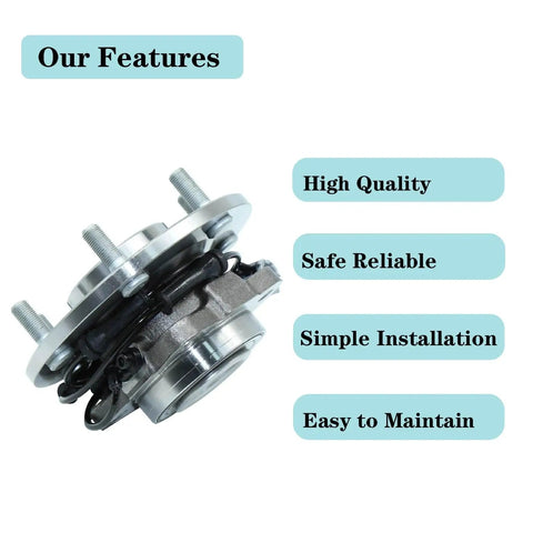 Beefed Up Rear Wheel Hub And Bearing Assembly With ABS For Nissan Pathfinder 2004 Armada 2005 2012 Infiniti QX56 2004 2010