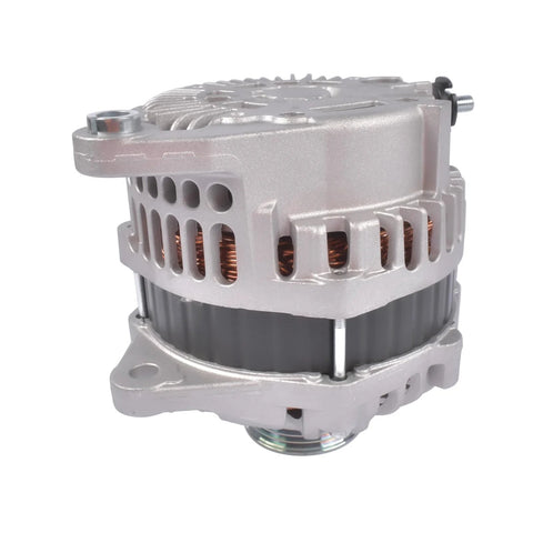Side view of 130 Amp Alternator Replacement For Nissan Murano Altima Maxima Quest 3.5L V6 2006-2016 Plug-And-Play OE-Fit
