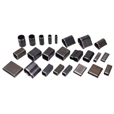 Versatile Hollow Punch Cutter Set With 24 Shape Styles For Small Leather Craft Projects, High Carbon Steel, on white background
