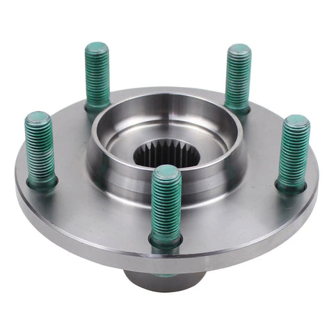 Front Wheel Hub Bearing Assembly Pair For Mazda 5 2006-2015 With ABS Direct Fit Driver And Passenger Side Front Bearings Kit OE Style Replacement Beefy Durable Sealed Bearings displayed