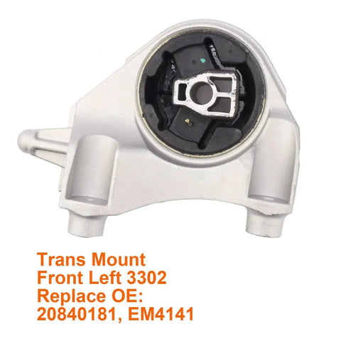 Heavy duty transmission mount for 2010-2017 Captiva Equinox Terrain, front left trans mount 3302, direct replacement OE 20840181 EM4141
