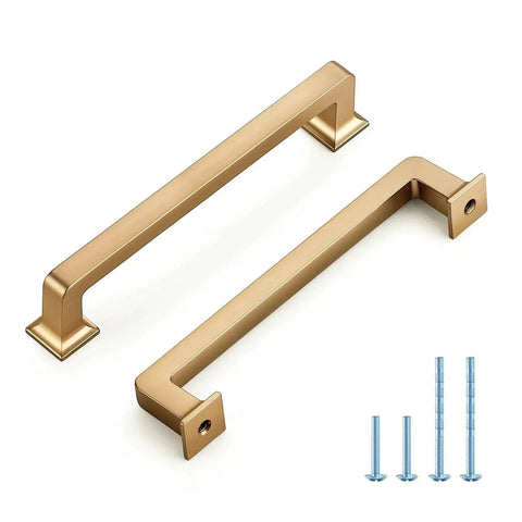 10 Pack 5 Inch Champagne Bronze Cabinet Handles Center To Center 5 Inch Solid Zinc Alloy Pulls For Kitchen Cupboards