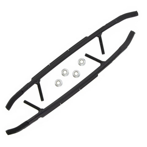 Trail Blazer 6 Inch Carbide Runner Set for Snowmobiles with 60 Degree Turning Carbide OEM Fit for Ski Doo BRP Pack Of 2