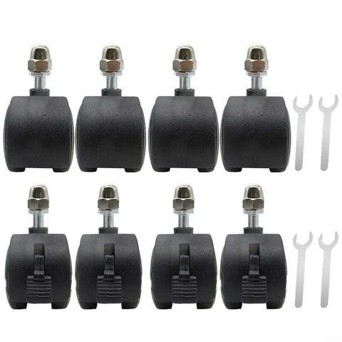 4 Pcs Wheel Pulley Caster Wheels For Electric Heaters Omni Directional Swivel Casters Replacement Durable Plastic Wheel Set