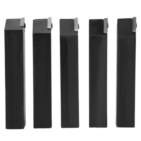 Five-Piece Carbide Turning Tool Set With Three-Quarter Inch Indexable Turning Tools And 60 Degree 75 Degree And 90 Degree Inserts