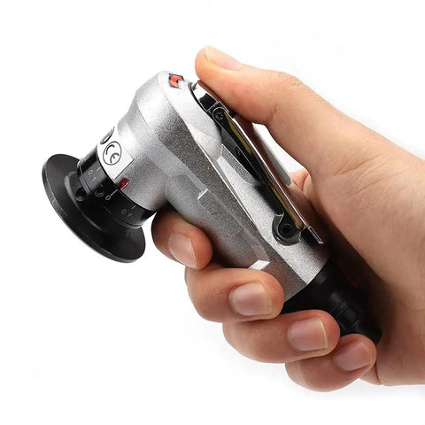 Compact Mini Pneumatic Chamfering Tool With Replaceable Blades And Bearings, 45 Degree Air Beveler held in hand for easy operation