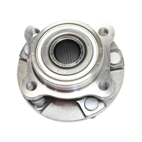 Close-up of Front Wheel Hub Assembly Pair For Mitsubishi Lancer 2003 2004 2005 2006 With Ball Bearing Type 5 Studs 27 Spline