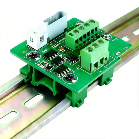Fifteen Sets PCB DIN Rail Mounting Brackets With Screwdriver For 35mm C45 And 15mm Rails, Circuit Board Holder Clip For DIN Rail