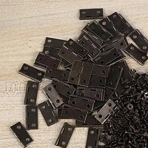 Heavy Duty Auto Self Closing Spring Hinges Durable Metal Hinge Set For Jewelry Boxes Cabinets Closets And Shoe Cabinets 50 Pieces