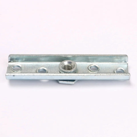 Close-up of metal part for 24mm Wheel Dia Steel Rail Hanging Trolley Wheel Sliding Track Roller With 90kg Load Bearing And Nuts H4 3
