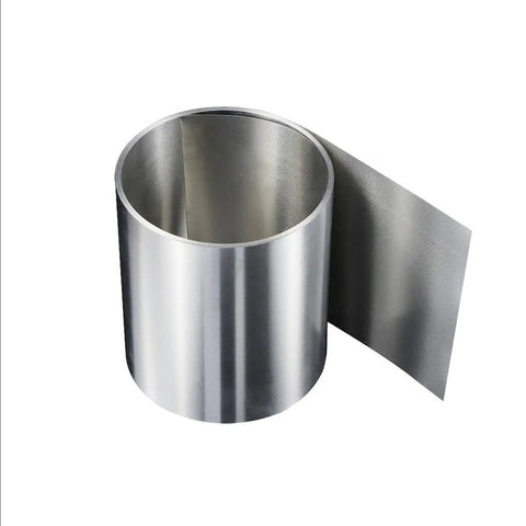 Heavy Duty 304 Stainless Steel Shim Stock Roll Pro Grade Full Hard Temp 50 In Long By 6 In Wide 0.001 In Thick Corrosion Resistant