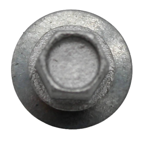 Top view of Heavy Duty Number Twelve Roofing Screws One And A Half Inch Self Drilling Type Five Drill Point with hex washer head