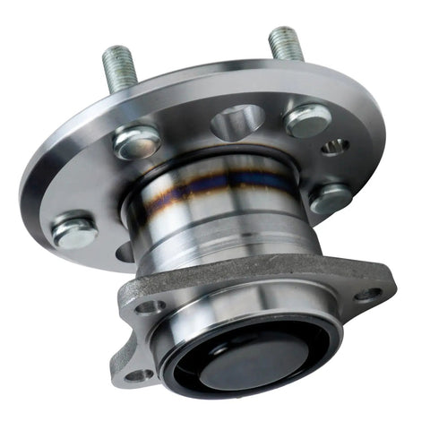 Rear Wheel Bearing Hubs Replacement for 2002 2003 2004 Toyota Camry Non-ABS, close-up view showing 5 bolt 4 bolt square flange