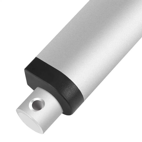 Close-up of 30mm Stroke Heavy Duty 750N Straight Line Electric Actuator 24V DC Drive for Industrial Machinery Applications Built Tough