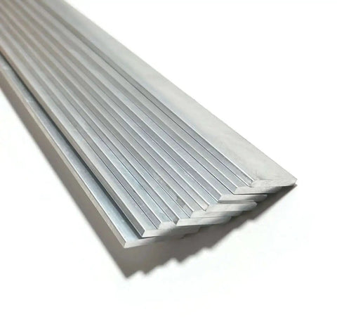 Two Pack 1/8 Inch Thick Aluminum Flat Bar 1 Inch Wide 16 Inch Long And 3mm X 25mm X 406mm Aluminum Flat Plate, 6061 T6511 Mill Stock