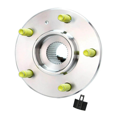 Front Wheel Hub and Bearing Assembly - Single Unit for 2000-2013 Chevrolet Impala, 2000-2007 Monte Carlo, front view with ABS sensor wire