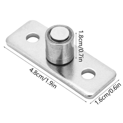 Adjustable Floor Guide For Sliding Barn Doors, Stainless Steel Bottom Roller, Black Finish, Keeps Doors Level And Quiet, Easy To Install, Durable Barn Door Hardware For Smooth, Noise Free Sliding