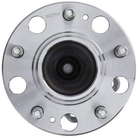 Front view of Front And Rear Wheel Hub Bearing Assembly 5 Lug Set Replacement For Hyundai Sonata Tucson Kia Cadenza Optima 2015 2019