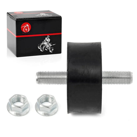 2X Engine Top Motor Mount Rubber for Polaris Sportsman Ranger Scrambler Quads with bolts and packaging shown
