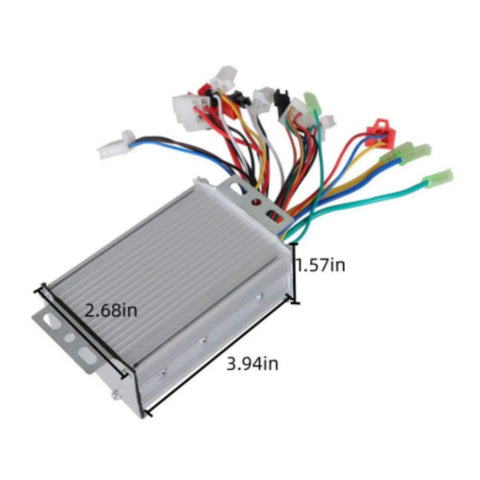 36V-48V 350W Brushless Motor Square Wave Controller For E-Bike Electric Bicycle And Scooter Replacement with wiring