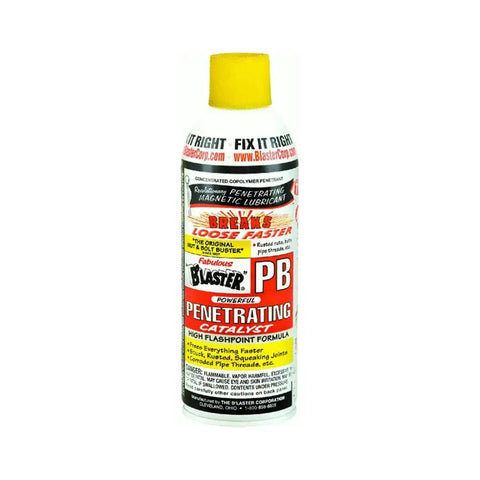 ProStraw Dual Spray Rust Penetrant And Lubricant For Automotive Industrial Marine And Plumbing Gear That Breaks Free Rusted Or Frozen Parts With Adjustable Flow 11 Oz Pack Of 12