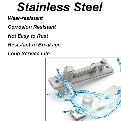 Heavy Duty Pivot Hinge for Wood Doors Stainless Steel Hidden Door Hinge for Secret Doors with durability features listed