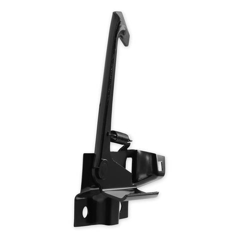 Side view of a Hood Catch Release Assembly For 04-314 Inner Hood Release EDP Coated Steel, showing heavy gauge steel construction.
