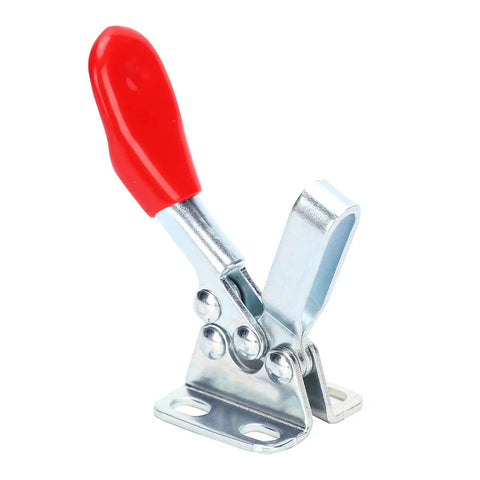 Pro Grade Heavy Duty Hold Down Toggle Clamps For Woodworking And Jigs And Fixtures Ideal For Welding Drill Press And Assembly Use Alloy Steel Construction For Smooth Low Friction Operation And Secure Adjustable Clamping In A Busy Shop, front view