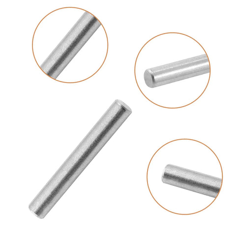 10 Pack Stainless Steel Shelf Dowel Pins 4x30mm Chamfered Ends For Easy Install Bunk Beds Cabinets And Shelves Smooth Silver Metal Pegs