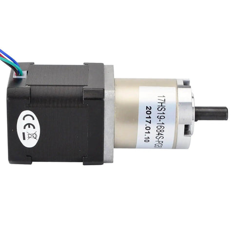 Planetary Gearbox High Torque Stepper Drive With Electronic Starter And 52Ncm Output, 27:1 Gear Ratio, Model 17HS19-1684S-PG27