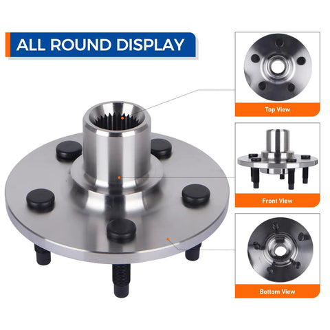 All round display of Rear Wheel Hub Bearing Assembly Direct Fit For 2002 To 2010 Ford Explorer 5 Lug Replacement