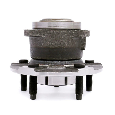 Front view of Rear Wheel Bearing Hub Assembly Fits 2002 To 2007 Saturn Vue Non-ABS, 2005 Chevy Equinox Non-ABS, 2006 Pontiac Torrent Non-ABS