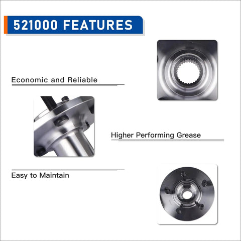 Rear Wheel Hub Bearing Assembly Direct Fit For 2002 To 2010 Ford Explorer features and design details